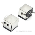 Conector hembra MINI DIN 90 grados DIP